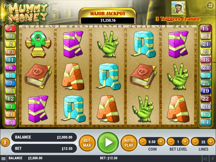 Mummy Money gameplay